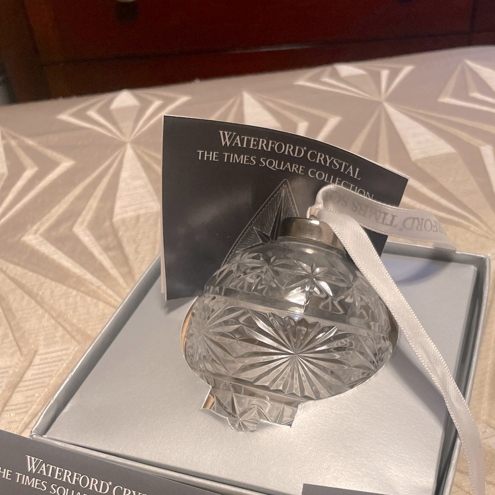 Waterford 2003 crystal ball ornament